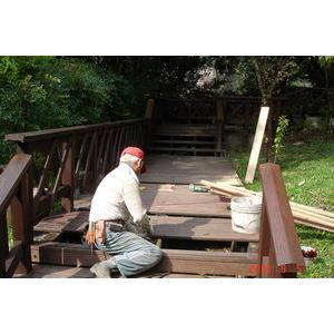 谷關溫泉公園木棧道新舖整修