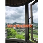 弧形玻璃+推開窗 - 鑫輝鋁業有限公司