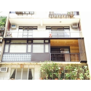 格柵加景觀推開窗