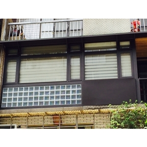 陽台 推開+固定 景觀窗 （採用DK時尚精品窗)