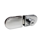 免挖孔玻璃櫃鎖-雙門用 , 百富股份有限公司