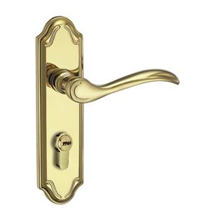 純銅機械門鎖小插芯鎖 HS-58003 PVD