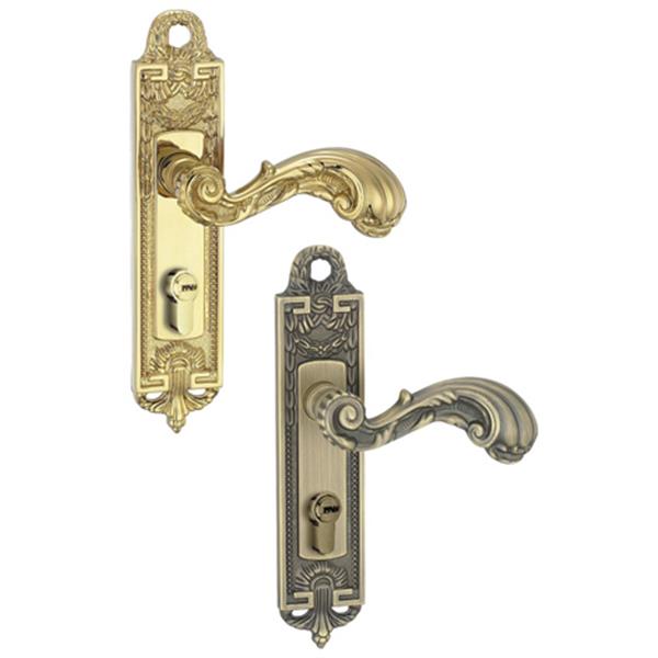 純銅機械門鎖小插芯鎖 HS-58004 PVD DAB,億加企業股份有限公司