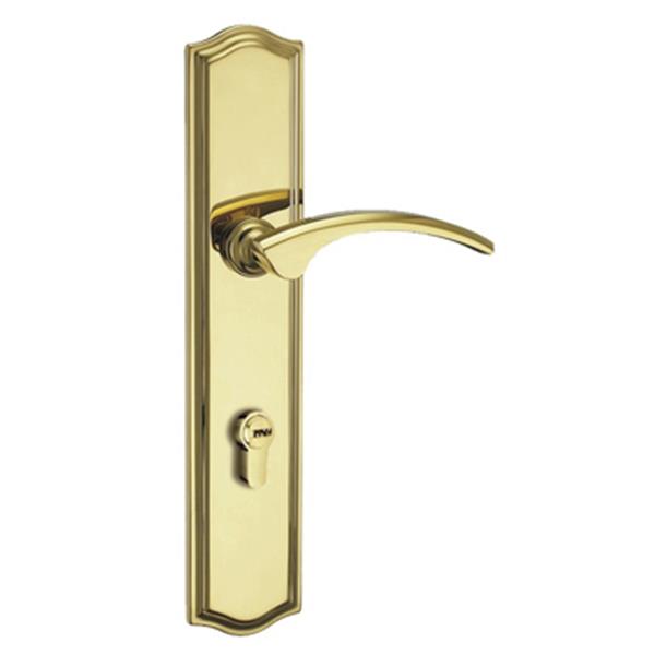 純銅機械門鎖小插芯鎖 HS-85005 PVD,億加企業股份有限公司