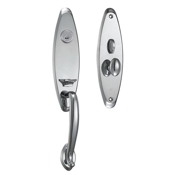 不銹鋼機械大門鎖插芯鎖HS-1009 CP,億加企業股份有限公司