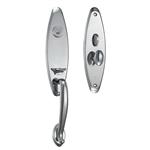 不銹鋼機械大門鎖插芯鎖HS-1009 CP - 億加企業股份有限公司