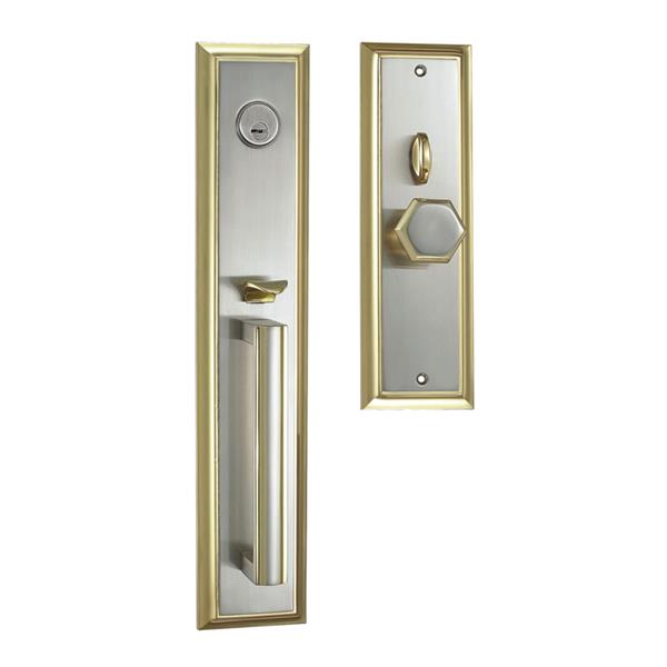 純銅機械大門鎖插芯鎖 HS-1010,億加企業股份有限公司