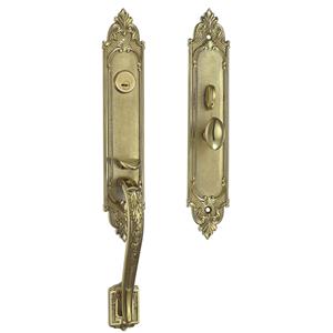 純銅機械大門鎖插芯鎖 HS-1011 PVD