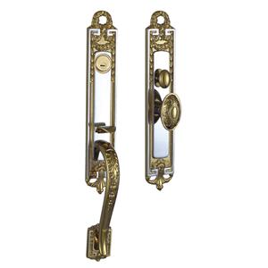 純銅機械大門鎖插芯鎖 HS-1003 PVD CP