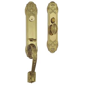 純銅機械大門鎖插芯鎖 HS-1015 PVD