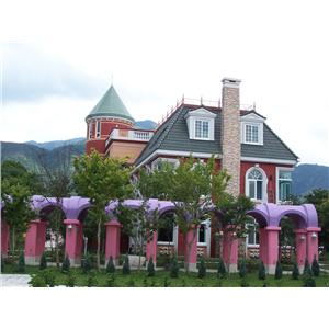 GRC歐莉葉荷城堡民宿建築外觀造型