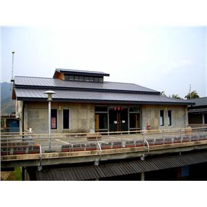 美濃客家文物館屋面板工程