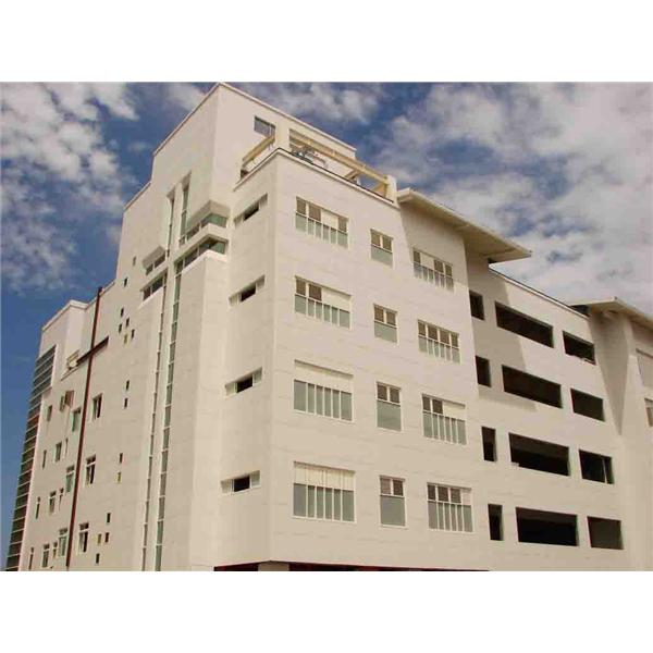 台南聖教會外牆三明治防火複層板