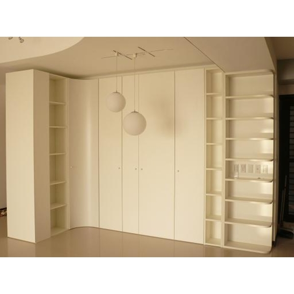 弧型門造型櫃,德盟居家設計坊