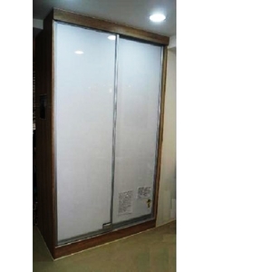 烤玻推拉門白板櫃