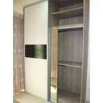 推拉衣櫃內藏鏡 - 德盟居家設計坊