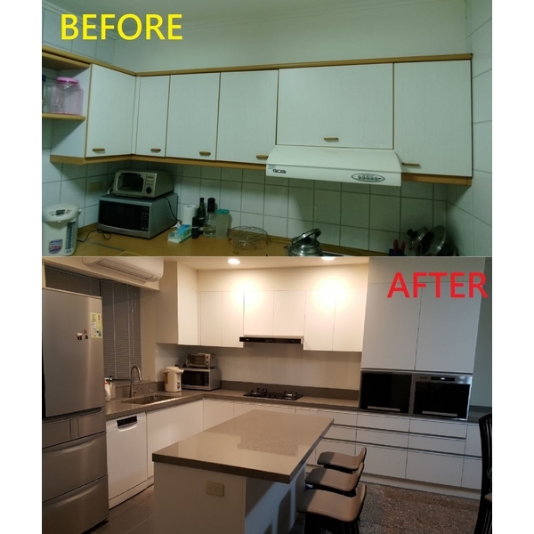 舊廚翻新,德盟居家設計坊