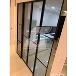 黑框鋁製玻璃推拉門 , 昕采玻璃有限公司