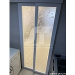 鋁框懸吊拉門 鐵框活動拉門 鋁框門片 書房拉門 廚房拉門-昕采玻璃有限公司