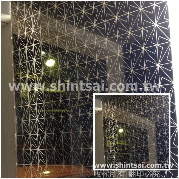 Logo客製化 製作 彩繪玻璃 行事曆噴圖 玻璃加工