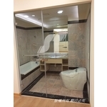 淋浴拉門 無框玻璃 L型淋浴間 一字型淋浴間 乾溼分離 - 昕采玻璃有限公司