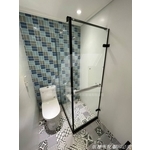 淋浴拉門 無框玻璃 L型淋浴間 一字型淋浴間 浴室乾溼分離 - 昕采玻璃有限公司