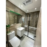 乾溼分離 一字型淋浴間 L型淋浴間 黑框淋浴間玻璃 - 昕采玻璃有限公司