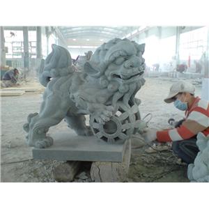 石獅子雕刻 , 威霖石雕工程有限公司