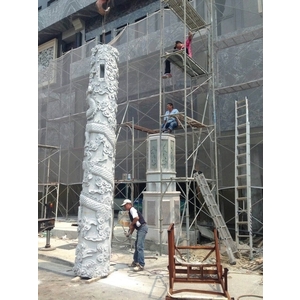 現代建築石雕石柱工程