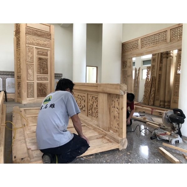 檜木-祖先、神佛龕,威霖石雕工程有限公司