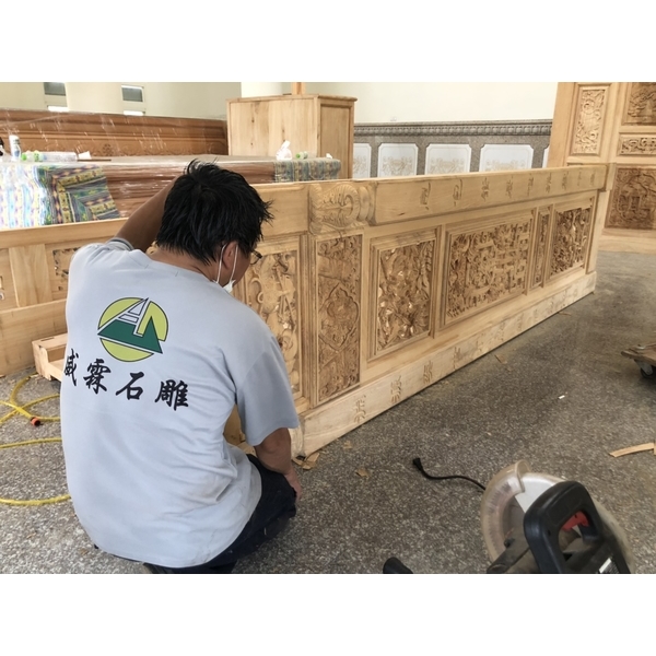 檜木-祖先、神佛龕,威霖石雕工程有限公司