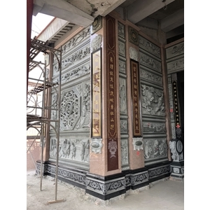 寺廟門面石雕工程