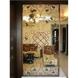 鍛造門花玻璃隔間 , 永新鍛造鋁門窗行