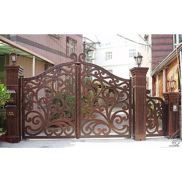 社區緞造藝術大門,永新鍛造鋁門窗行