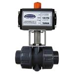 氣動球閥／UPVC／CPVC／PP , 三詠開發塑膠製品有限公司
