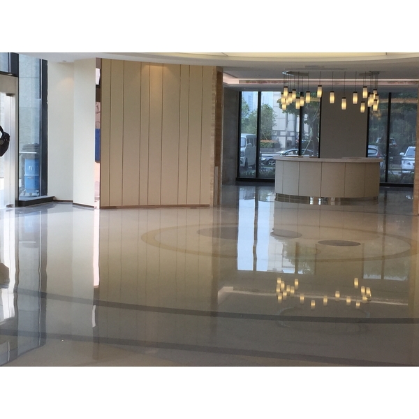 多彩無縫玻璃磨石地坪,展熤實業有限公司