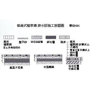 蜂巢式植草磚,全成園藝材料行