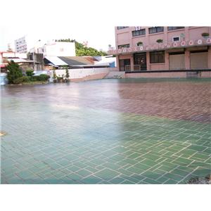 台東台電廣場紙模地坪 - 全成園藝材料行