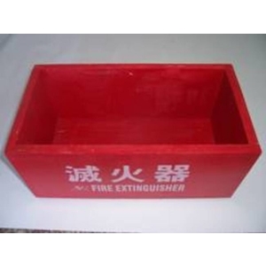 滅火器放置盒-雙入木製 , 保家消防器材行