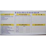 安衛告示牌白板02 , 十大行有限公司