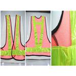 V型反光背心02(橘網黃條) , 十大行有限公司