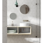 立體磚牆【 菱形磚白】  , 新永興磁磚建材行