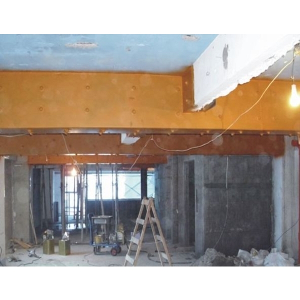 鋼鈑與R.C聯體補強 3張-承立工程有限公司