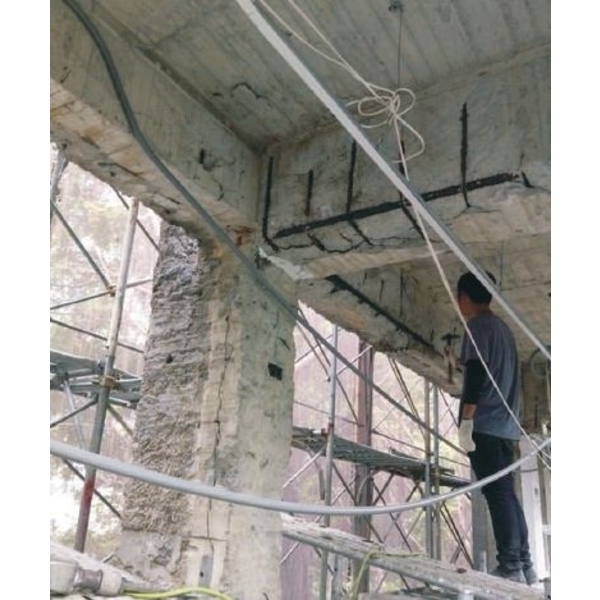 補強工程施工 4張