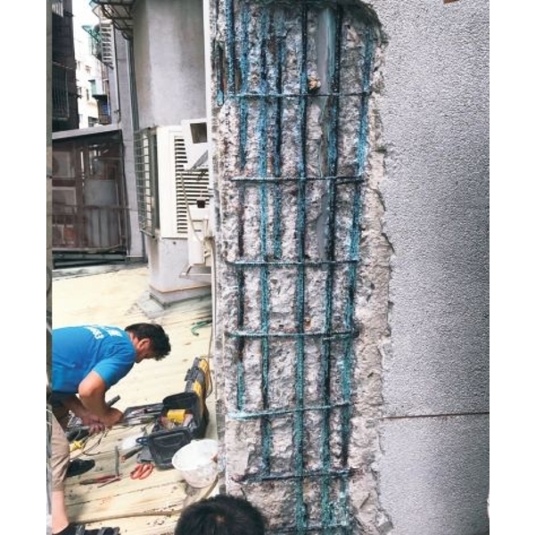 補強工程施工 4張