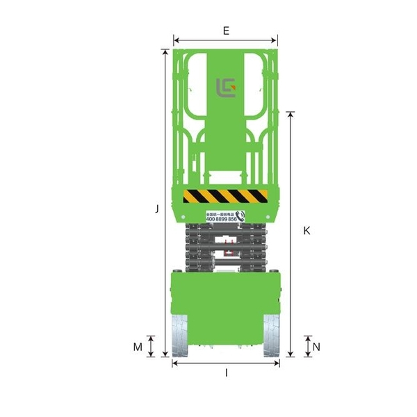 LS1012H 自行剪叉式高空作業平台 (液驅)-宏欣起重有限公司