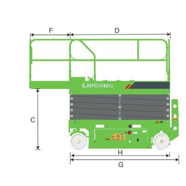 LS1212H 自行剪叉式高空作業平台 (液驅)-宏欣起重有限公司