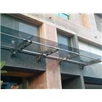 不銹鋼玻璃雨庇 - 華鑫創意工程有限公司