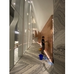 閱覽室造型柱+紅銅牆 - 高米金屬鍛造有限公司