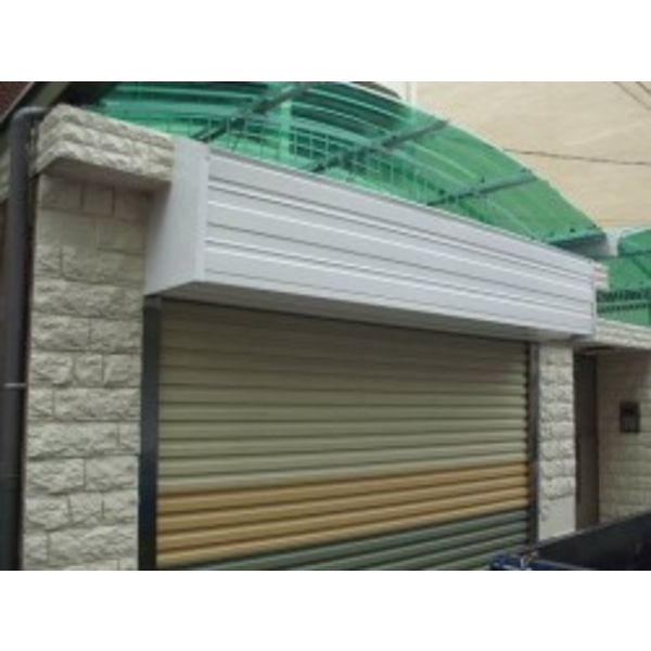 外捲式鍍鋁鋅捲門烤漆封箱1,振東專業捲門工程行